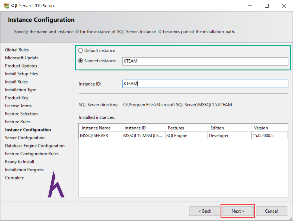 C i t sql server 2019 how kteam